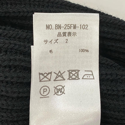 BATONER | バトナー DRIVERS KNIT VEST ベスト BN-25FM-102 ブラック サイズ：2【姫路東店】