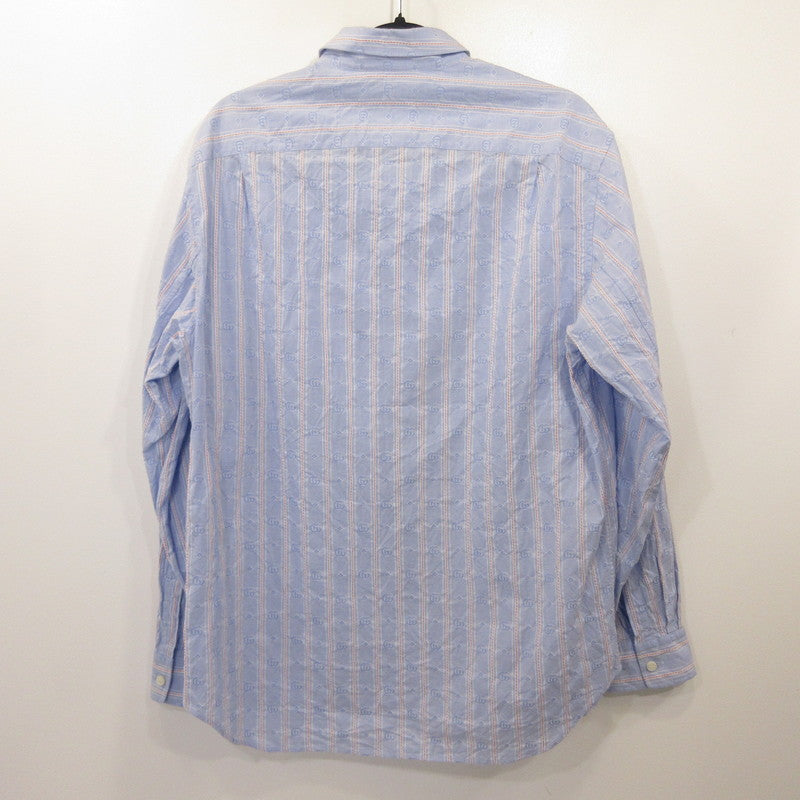 GUCCI | GG Jacquard Shirt Long Sleeve Shirt 742714 ZAMR3 Domestic genuine product Light blue Size: 48