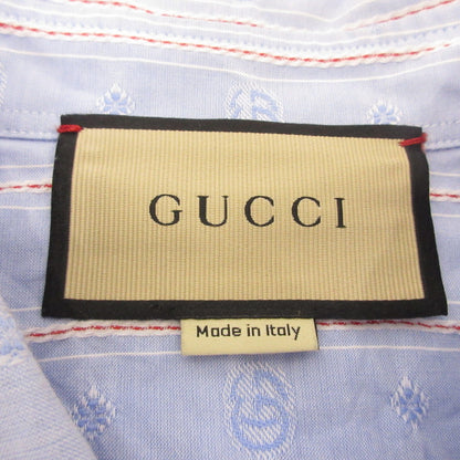 GUCCI | GG Jacquard Shirt Long Sleeve Shirt 742714 ZAMR3 Domestic genuine product Light blue Size: 48