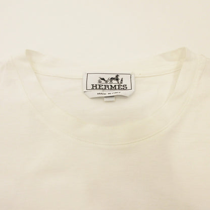 HERMES | Hermes NATURE OF MEN Short Sleeve T-shirt Authentic White Size: M