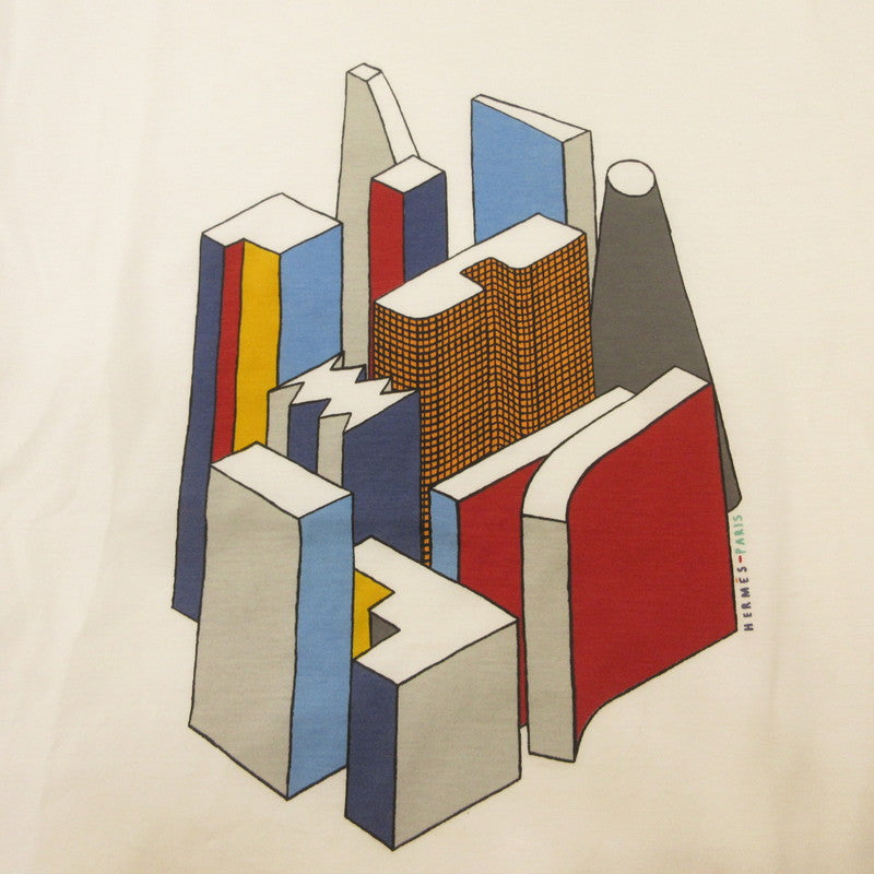 HERMES | Hermes NATURE OF MEN Short Sleeve T-shirt Authentic White Size: M