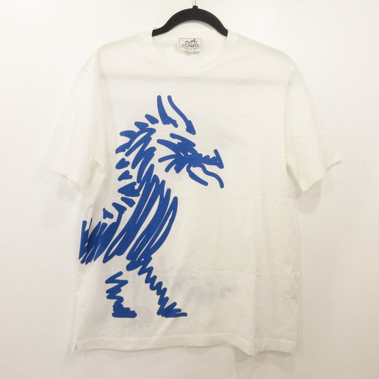 HERMES | エルメス ドラゴン 半袖Ｔシャツ 並行品 ホワイト サイズ：S