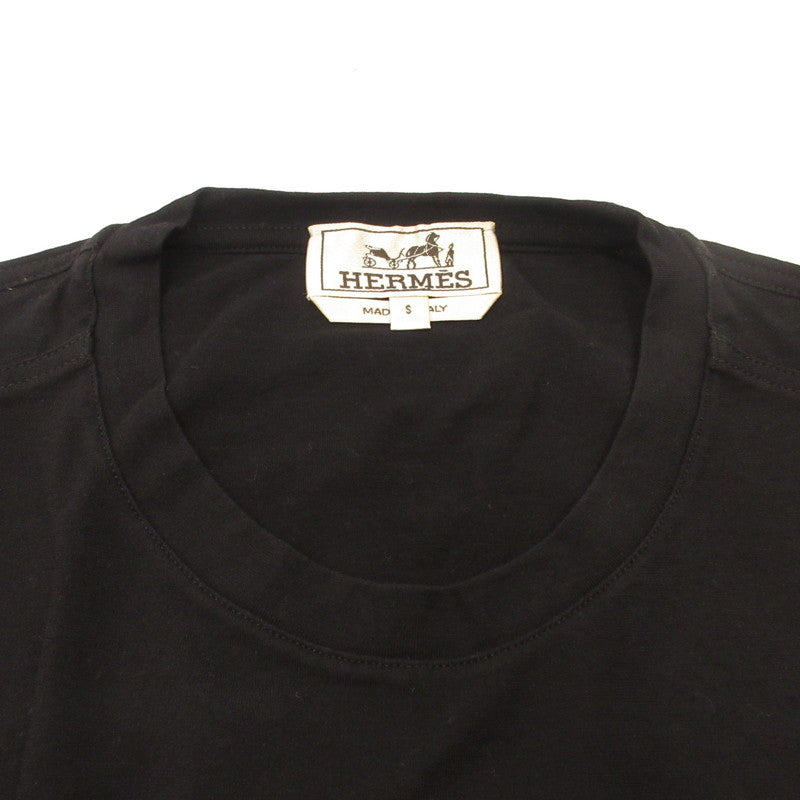 HERMES | HERMES Long Sleeve T-Shirt Genuine Domestic Product Black Size: S