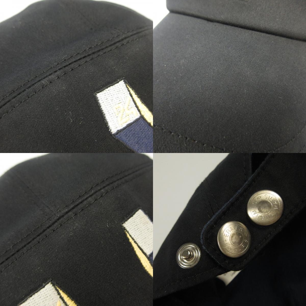 HERMES | HERMES Nevada Cap, Domestic, Black, Size: 57