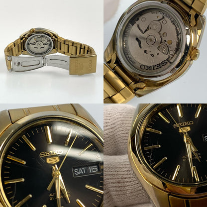 SEIKO | Seiko SEIKO 5 Watch SNKL50K1 Gold