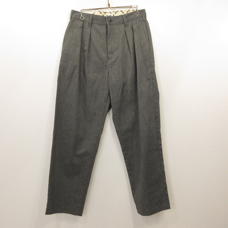 schott | ショット TC DOUBLE PLEATED WIDE PANTS チノパンツ 3116037 グレー サイズ：M