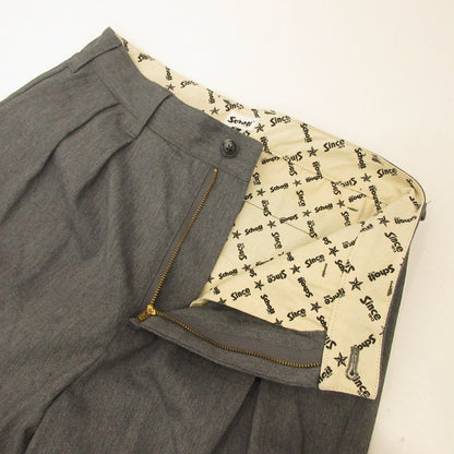 schott | ショット TC DOUBLE PLEATED WIDE PANTS チノパンツ 3116037 グレー サイズ：M
