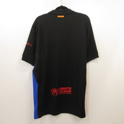NIKE | Nike 24/25 FC Barcelona AWAY Replica Jersey Short Sleeve Shirt FN8792-011 Black Size: L