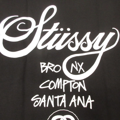 STUSSY | Stüssy WORLD TOUR TEE Short Sleeve T-Shirt 25S3903962 Black Size: L