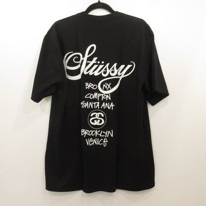 STUSSY | Stüssy WORLD TOUR TEE Short Sleeve T-Shirt 25S3903962 Black Size: L