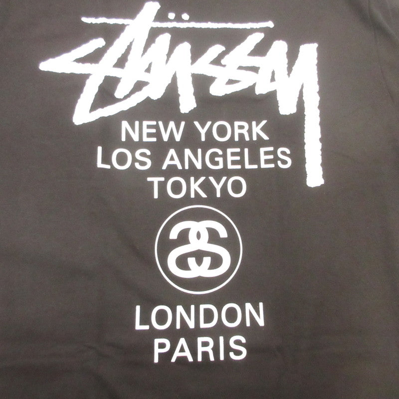 STUSSY | Stüssy WORLD TOUR TEE Short Sleeve T-Shirt 25S3903962 Black Size: L