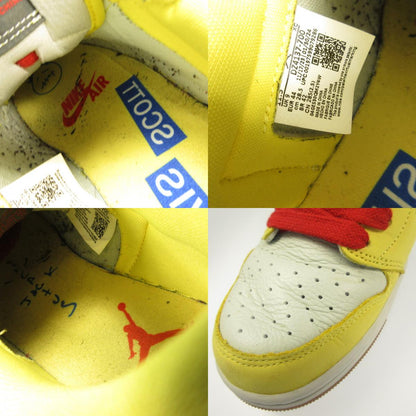 NIKE | Nike WMNS AIR JORDAN 1 LOW OG SP Canary Sneakers DZ4137-700 x Travis Scott Yellow 28.5cm