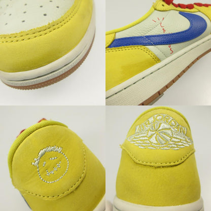 NIKE | Nike WMNS AIR JORDAN 1 LOW OG SP Canary Sneakers DZ4137-700 x Travis Scott Yellow 28.5cm