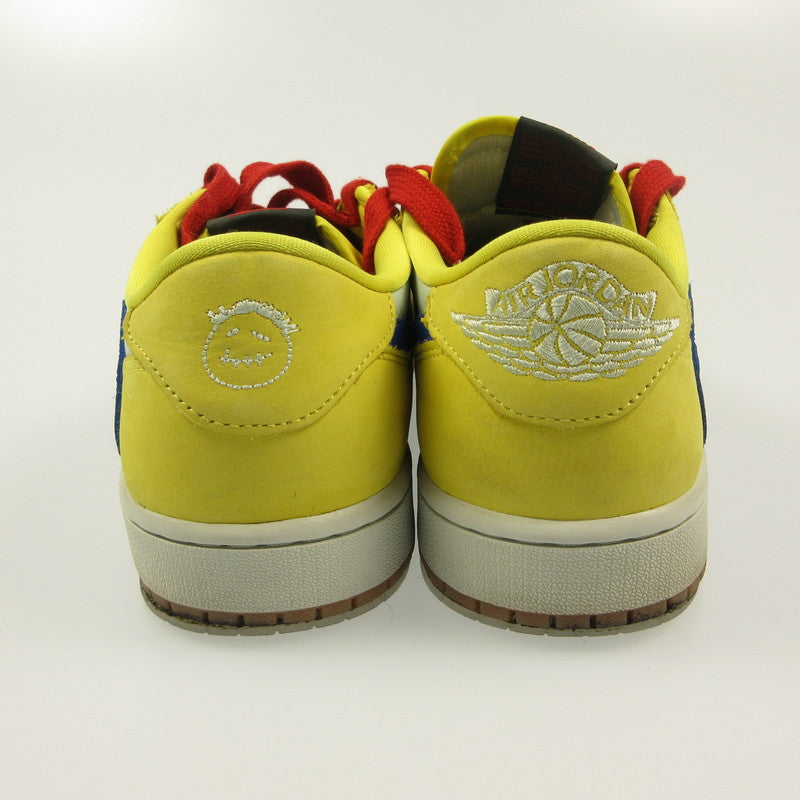 NIKE | Nike WMNS AIR JORDAN 1 LOW OG SP Canary Sneakers DZ4137-700 x Travis Scott Yellow 28.5cm