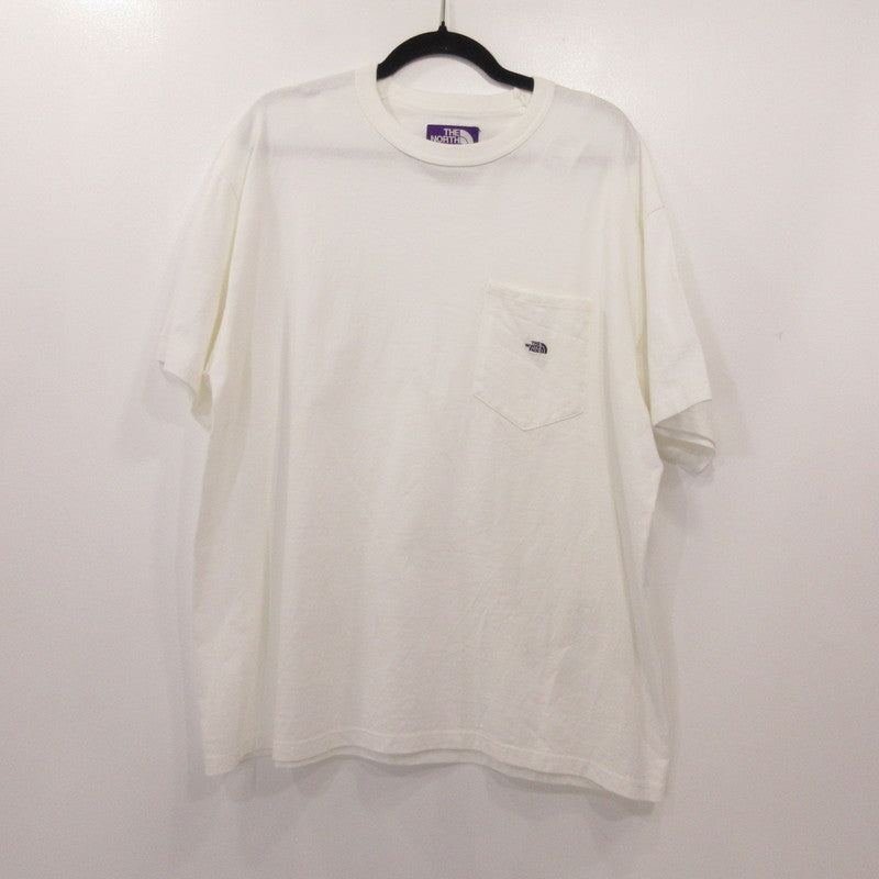 THE NORTH FACE PURPLE LABEL | ザノースフェイスパープルレーベル 7oz Pocket Tee 半袖Ｔシャツ N25SI102 ホワイト サイズ：L【姫路東店】