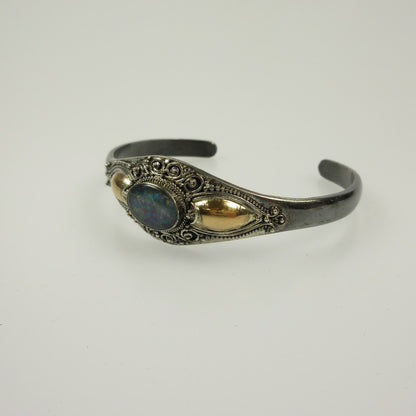 Sv925 | Precious metal, silver 925, Bali silver bangle, bangle, silver