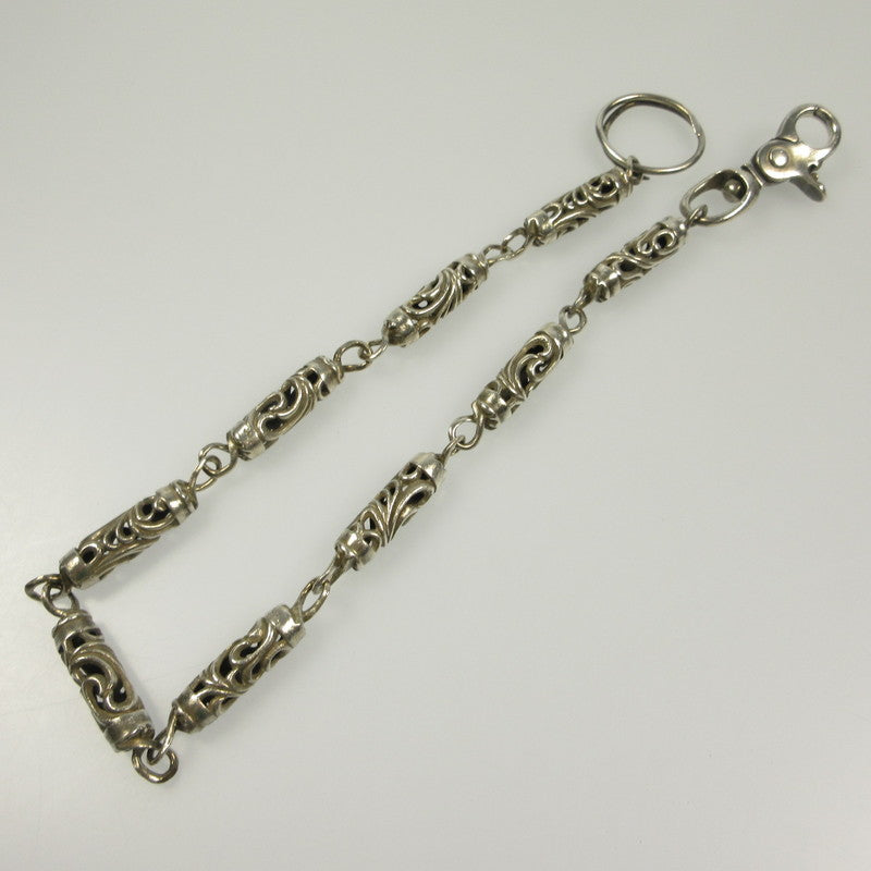 Sv925 | Precious Metal Silver 925 Cross Roller Wallet Chain Silver