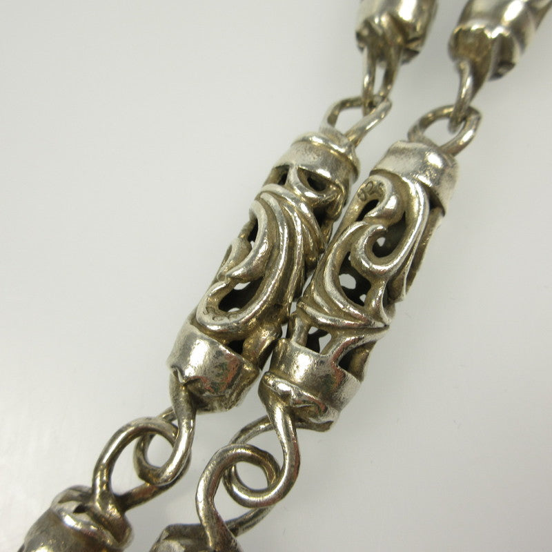 Sv925 | Precious Metal Silver 925 Cross Roller Wallet Chain Silver