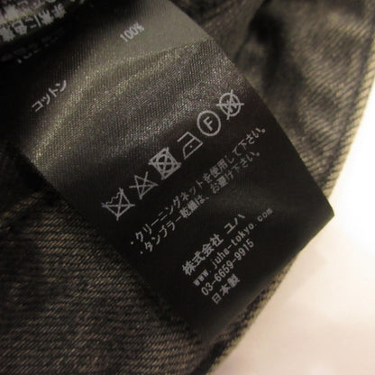 RUST WIDE DENIM PANTS Denim Pants 10210801-1 Black Size: 2