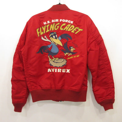 AVIREX | AVIREX FLYING CADET Military Jacket 6112104 Red Size: M
