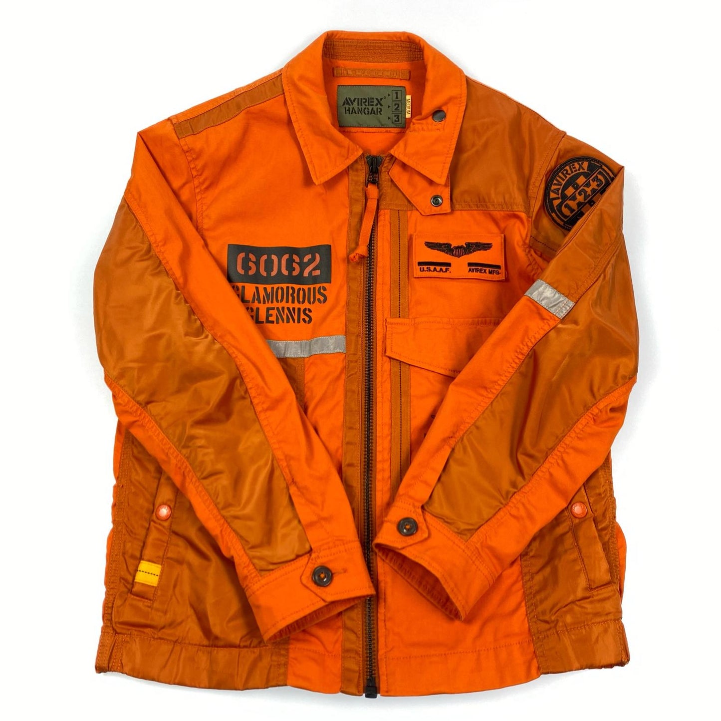 AVIREX | アヴィレックス MILITARY JACKET MACH BUSTER その他アウター 6102178 ワークジャケット オレンジ サイズ：M【姫路東店】