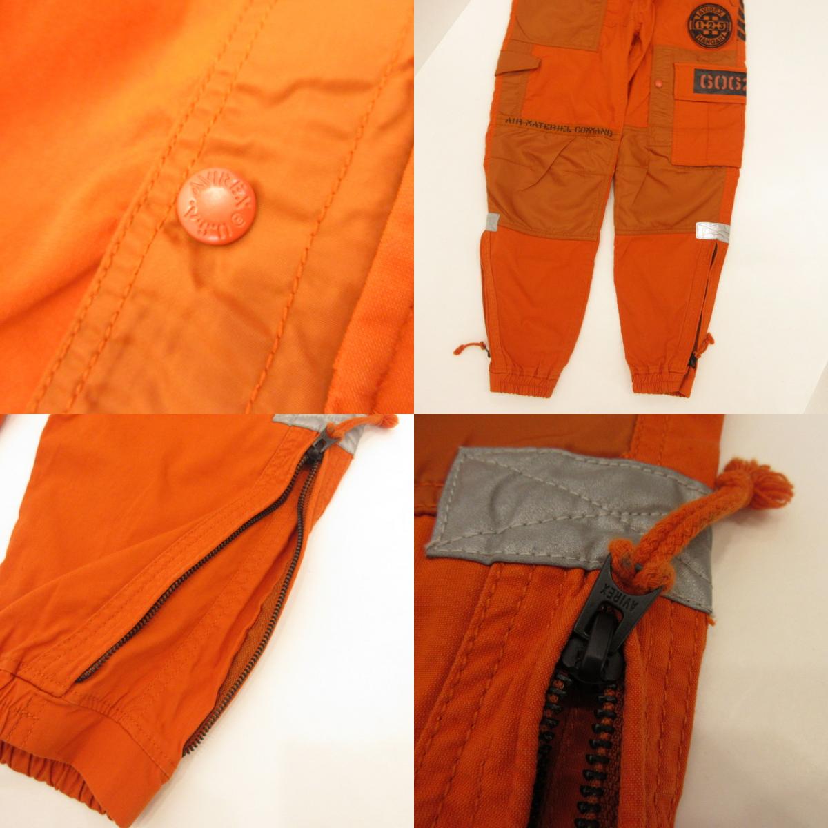AVIREX | アヴィレックス COMBI HELI PANT カーゴパンツ 6106112 オレンジ サイズ：M