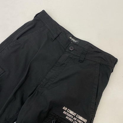 AVIREX | アヴィレックス MILITARY COMBINATION JOGGER PANTS カーゴパンツ 6116126 ブラック サイズ：M【姫路東店】