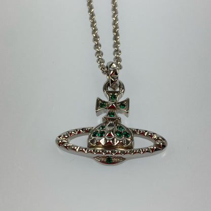 Vivienne Westwood | Mayfair Bas Relief Pendant Necklace Silver