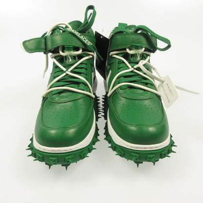 NIKE | Nike AIR FORCE 1 MID SP LTHR Sneakers DR0500-300 ×OFF-WHITE Green 26.5cm