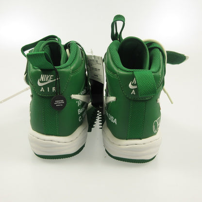 NIKE | Nike AIR FORCE 1 MID SP LTHR Sneakers DR0500-300 ×OFF-WHITE Green 26.5cm