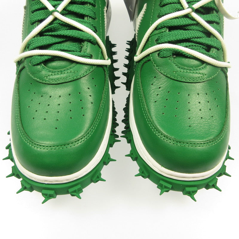 NIKE | Nike AIR FORCE 1 MID SP LTHR Sneakers DR0500-300 ×OFF-WHITE Green 26.5cm
