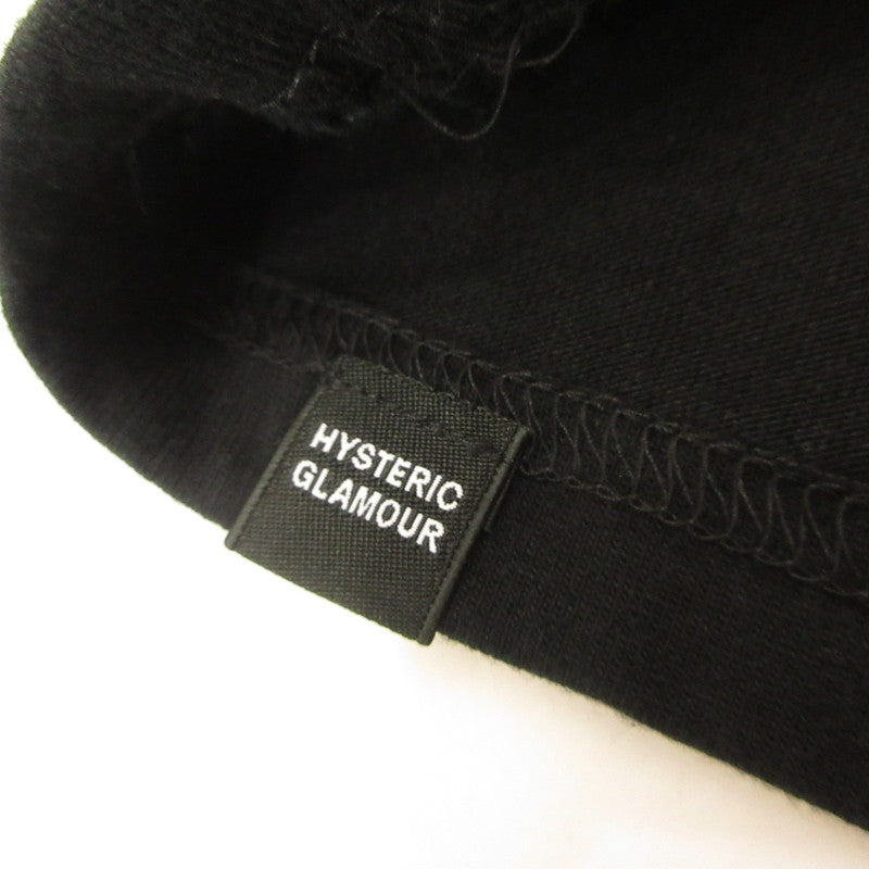 HYSTERIC GLAMOUR | HYSTERIC GLAMOUR MOTORCYCLE GIRL Short Sleeve T-Shirt 02261CT55 Black Size: M