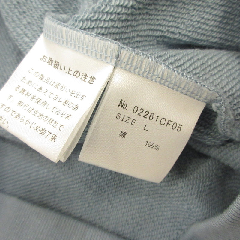 HYSTERIC GLAMOUR | HYS UNIVERSITY Hoodie 02261CF05 Light Blue Size: L