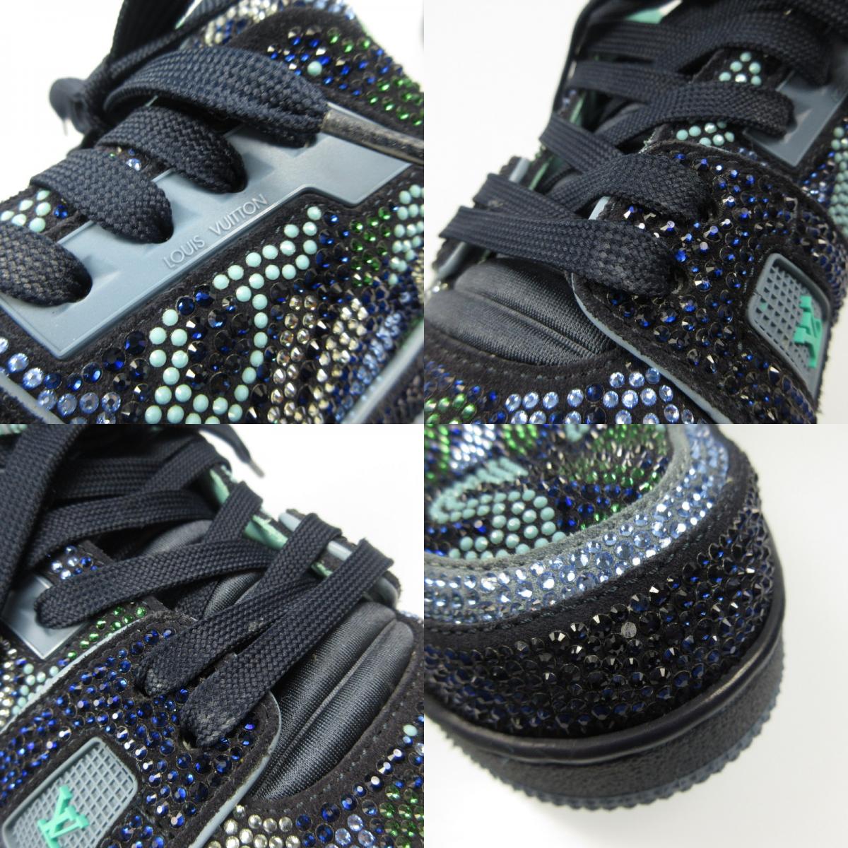LOUIS VUITTON | Louis Vuitton LV Trainer Line Alphabet Camouflage Sneakers