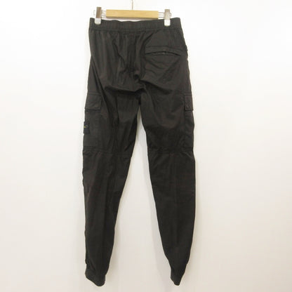 STONE ISLAND | STONE ISLAND 31303 STRETCH COTTON TELA PARACADUTE Cargo Pants 801531303 Black Size: 28