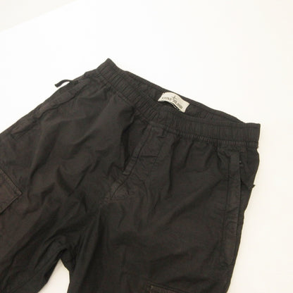 STONE ISLAND | STONE ISLAND 31303 STRETCH COTTON TELA PARACADUTE Cargo Pants 801531303 Black Size: 28