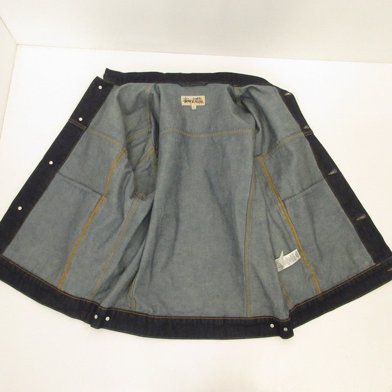 STUSSY | Stussy DENIM TRUCKER JACKET Denim 115781 Navy Size: L
