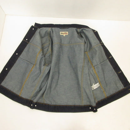 STUSSY | Stussy DENIM TRUCKER JACKET Denim 115781 Navy Size: L