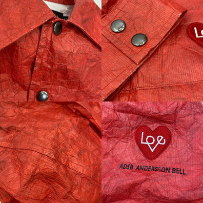 GUITARIST PRINTED TYVEK JACKET ナイロンジャケット 2025S/S レッド サイズ：M【姫路東店】
