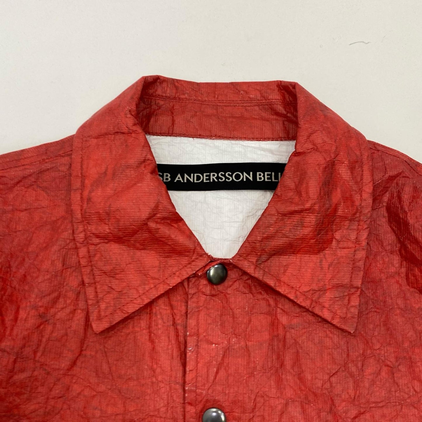 GUITARIST PRINTED TYVEK JACKET ナイロンジャケット 2025S/S レッド サイズ：M【姫路東店】