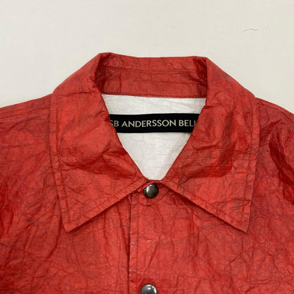GUITARIST PRINTED TYVEK JACKET ナイロンジャケット 2025S/S レッド サイズ：M【姫路東店】