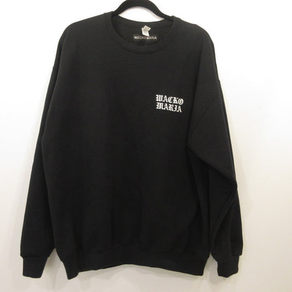WACKOMARIA | ワコマリア CREW NECK SWEAT SHIRT TYPE-1 Sweatshirt 26SSE-WMC-SS06 JERZEES Black Size: XL