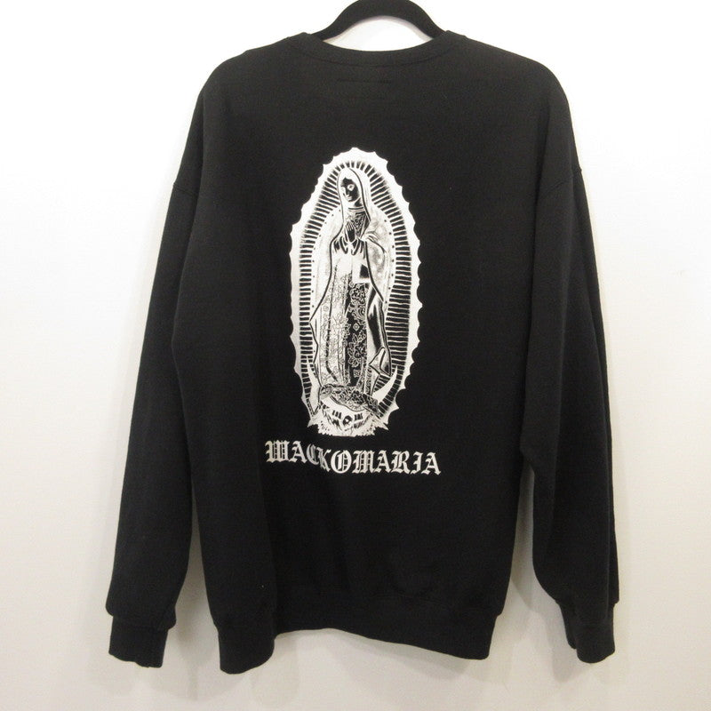 WACKOMARIA | ワコマリア CREW NECK SWEAT SHIRT TYPE-1 Sweatshirt 26SSE-WMC-SS06 JERZEES Black Size: XL
