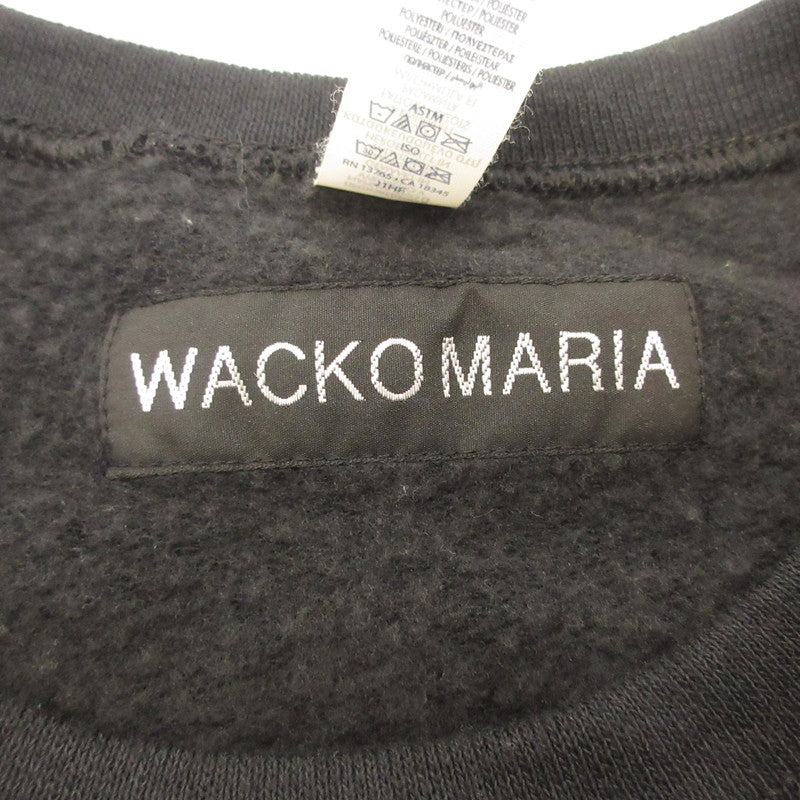 WACKOMARIA | ワコマリア CREW NECK SWEAT SHIRT TYPE-1 Sweatshirt 26SSE-WMC-SS06 JERZEES Black Size: XL