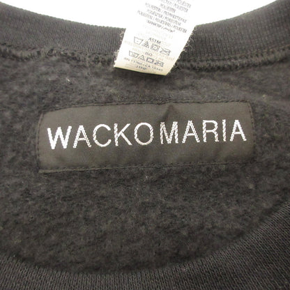WACKOMARIA | ワコマリア CREW NECK SWEAT SHIRT TYPE-1 Sweatshirt 26SSE-WMC-SS06 JERZEES Black Size: XL