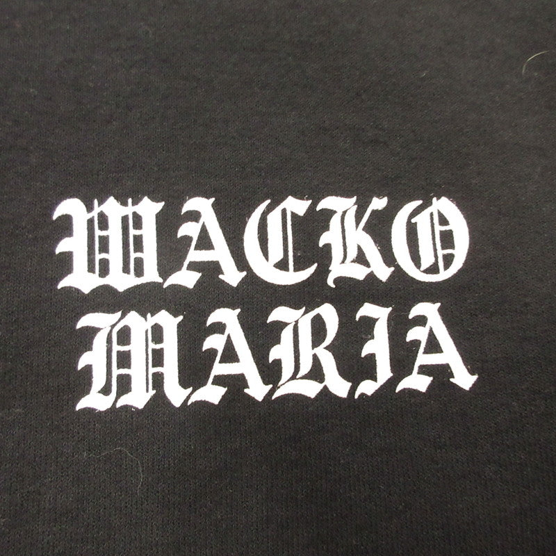 WACKOMARIA | ワコマリア CREW NECK SWEAT SHIRT TYPE-1 Sweatshirt 26SSE-WMC-SS06 JERZEES Black Size: XL
