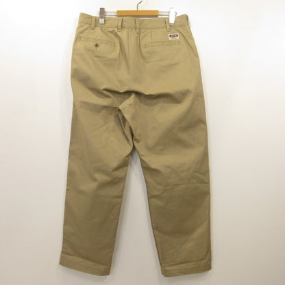 schott | Schott TC DOUBLE PLEATED WIDE PANTS Khaki Size: XL