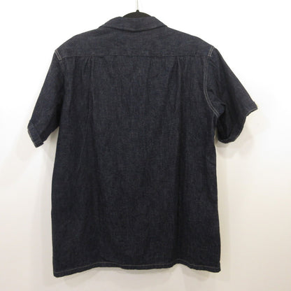 WARE HOUSE | Warehouse Light-Ounce Denim Open Collar Shirt Other Tops Navy Size: 42
