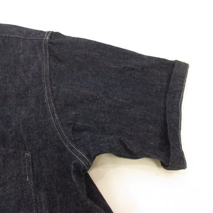 WARE HOUSE | Warehouse Light-Ounce Denim Open Collar Shirt Other Tops Navy Size: 42