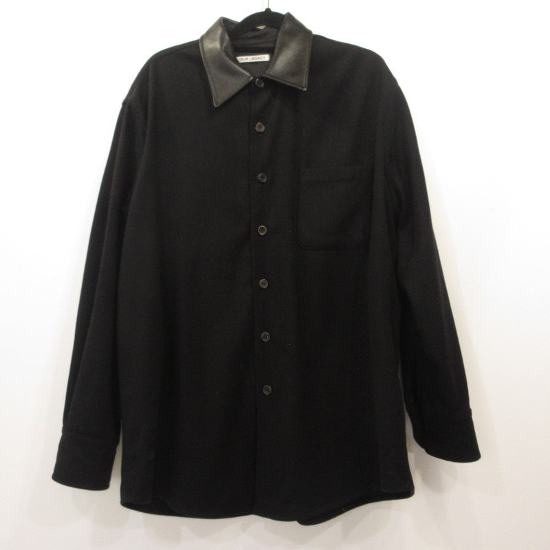 Our Legacy | OUR LEGACY ABOVE SHIRT Long Sleeve Shirt M4202ABM Black